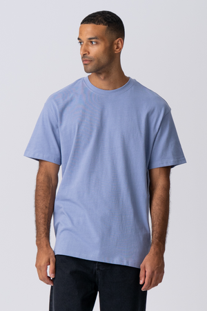 Heavy Oversized T-shirt - Viola Blue