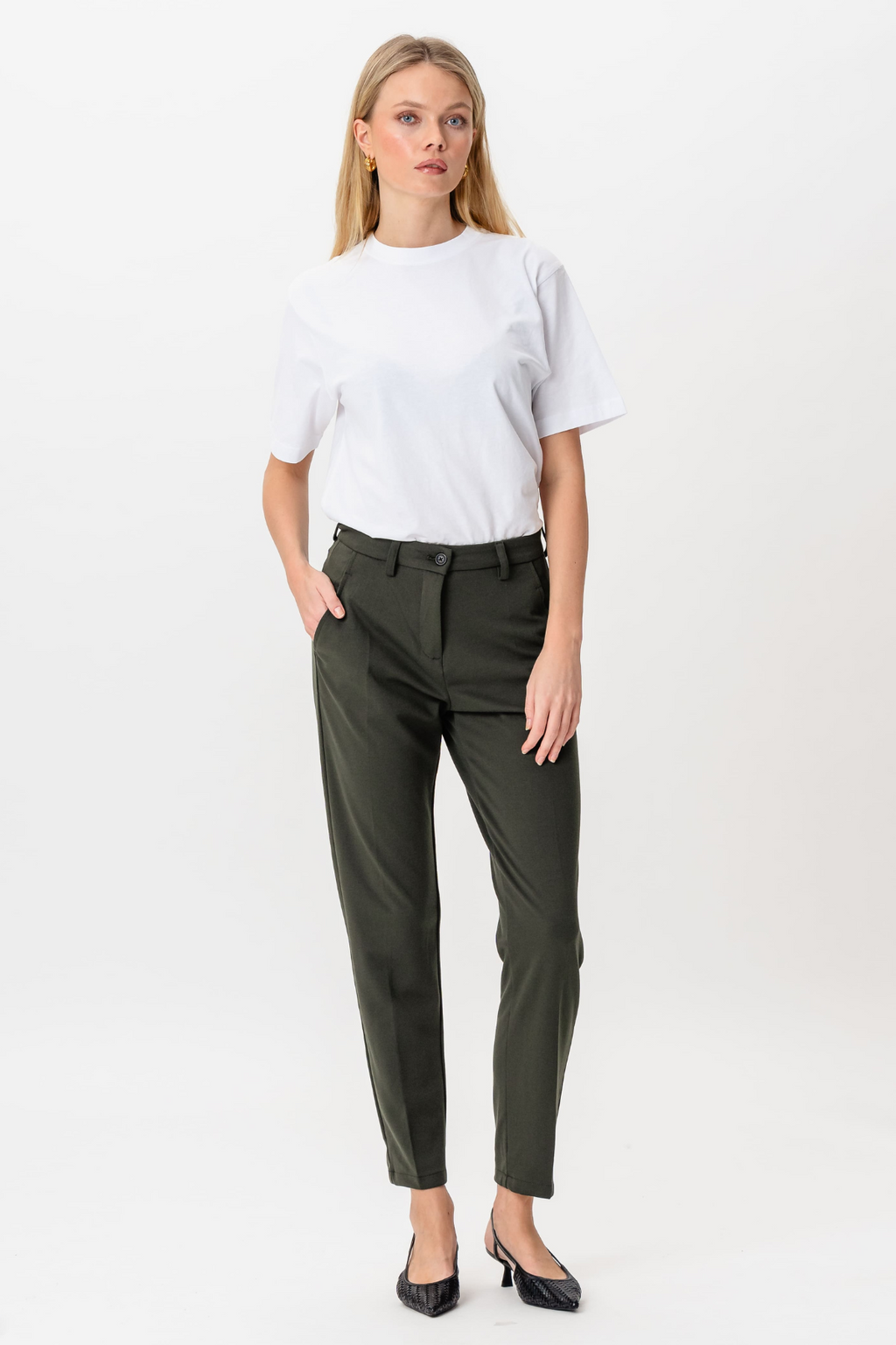 Originalne hlače izvedbe - tamnozelena