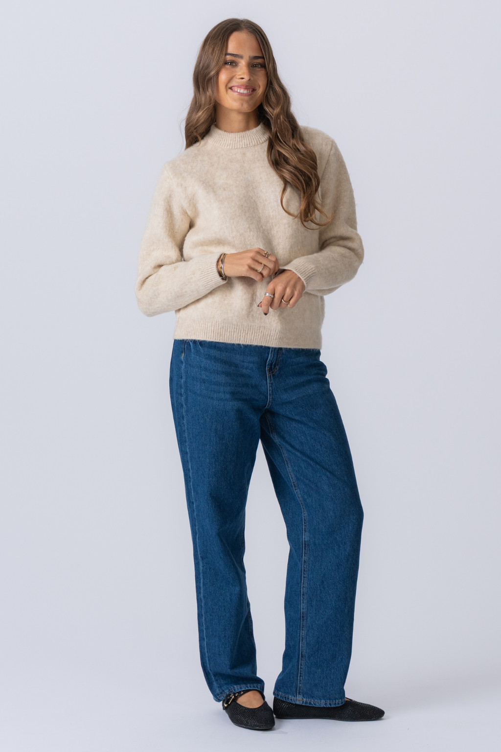 Hazel Knit - Ecru