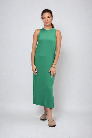 Line Summer Dress - Green Bee