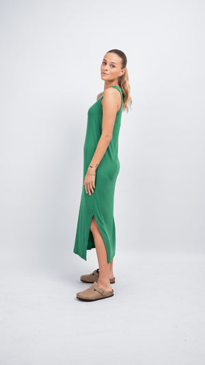 Line Summer Dress - Green Bee