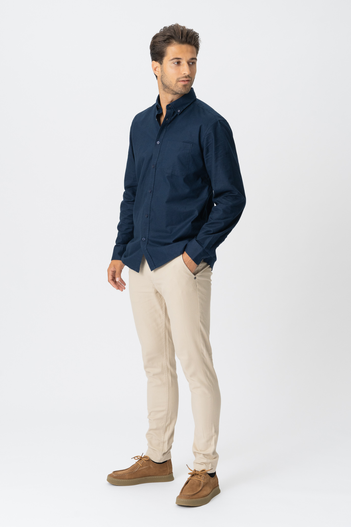 The Original Performance Oxford Shirt - Navy Blazer | TeeShoppen The Original Performance Oxford Shirt - Navy Blazer | TeeShoppen