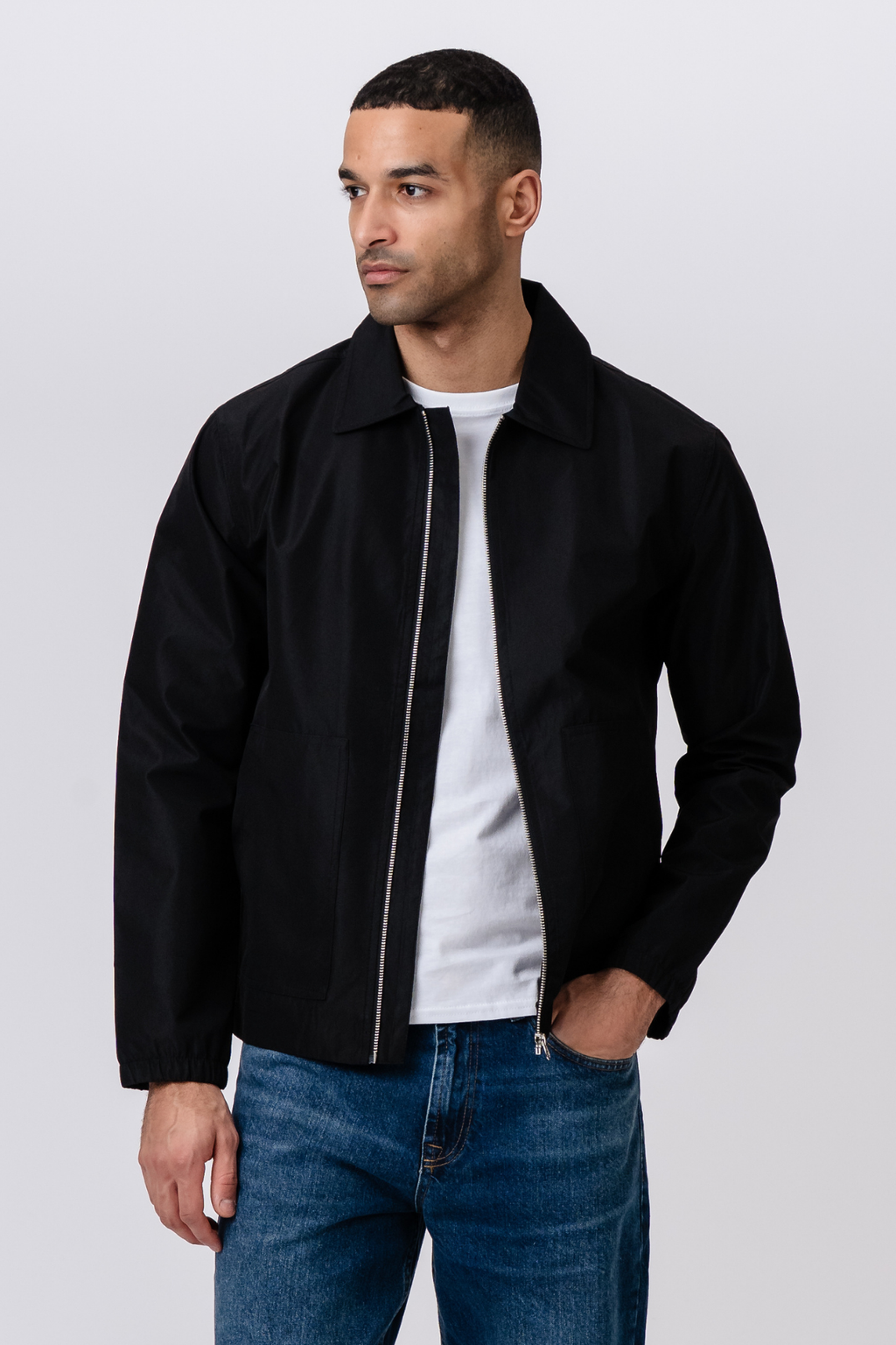 Short Zip Jacket - Black
