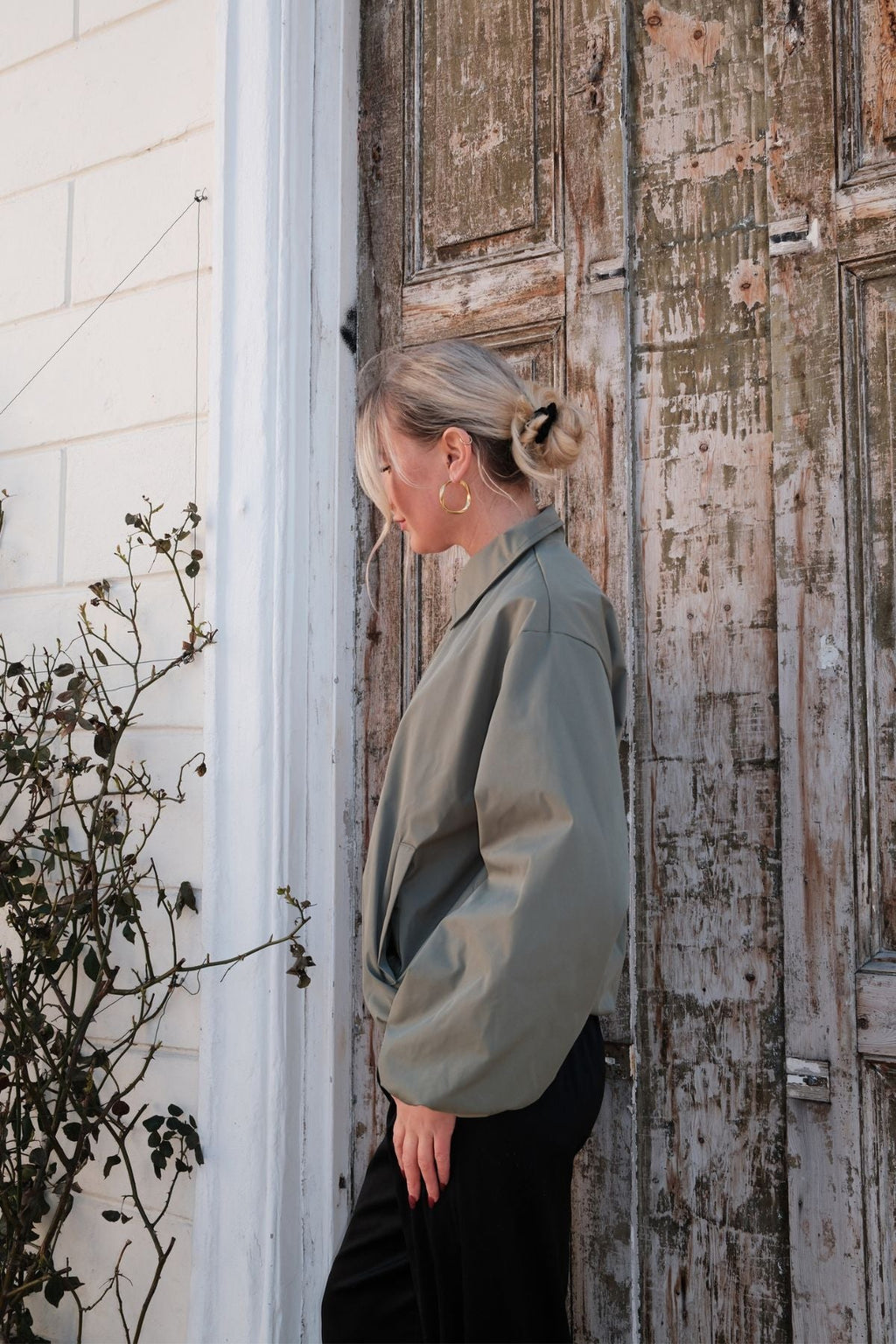 Ines Short Jacket - Khaki