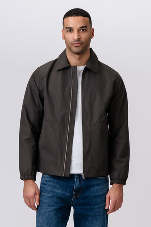 Short Zip Jacket - Dark Green