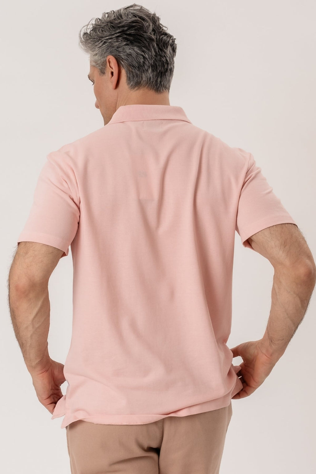 Palms Polo - Peach