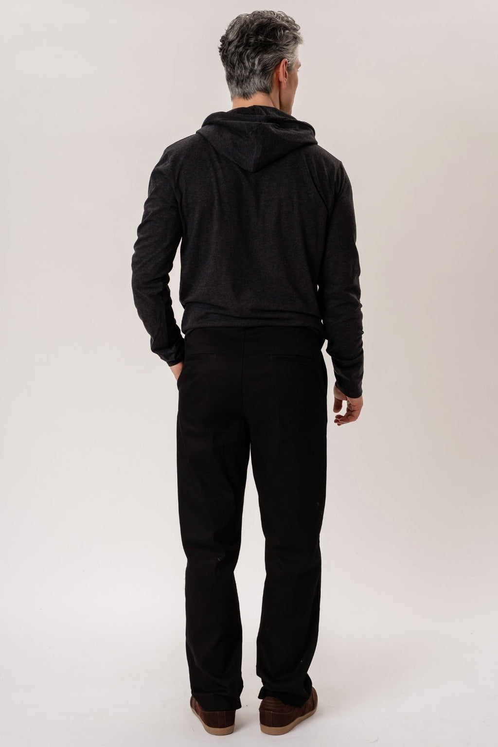 Ľahká mikina - tmavošedá