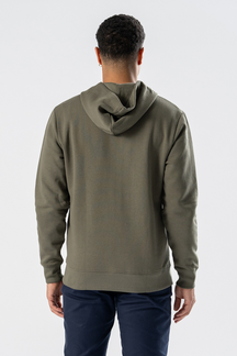 Mikina s kapucňou na zips - Army Green