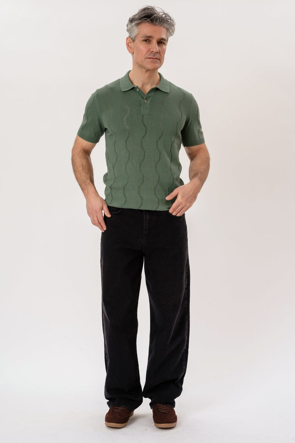 Duran Knit Polo - Zelená