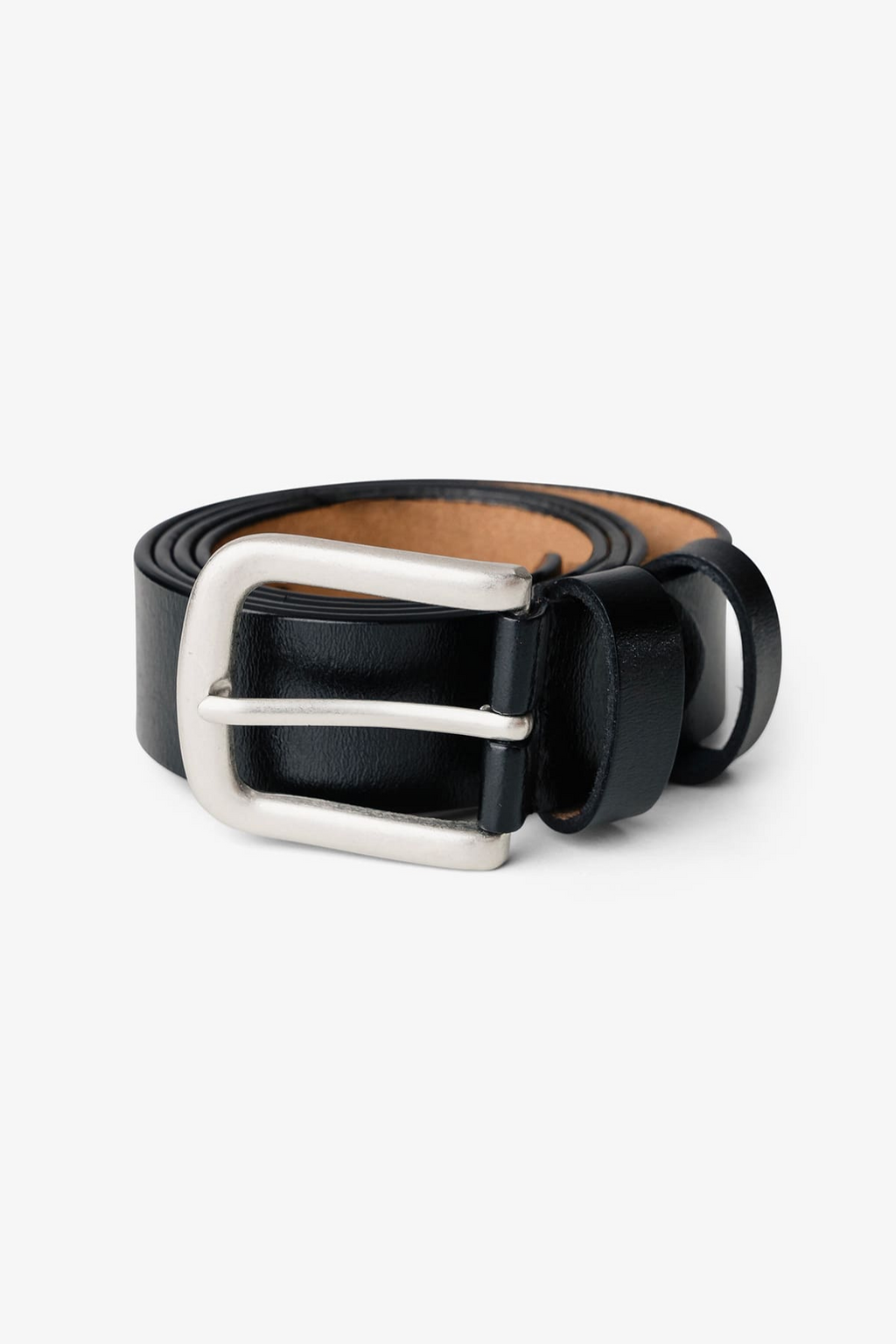 Walton Leather Belt - Black