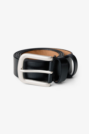 Walton Leather Belt - Black