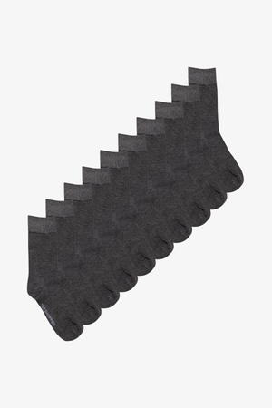 Originalne performanse bambusove čarape 10 -pack - siva