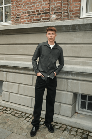 Jeans Baggy - Denim Dubh