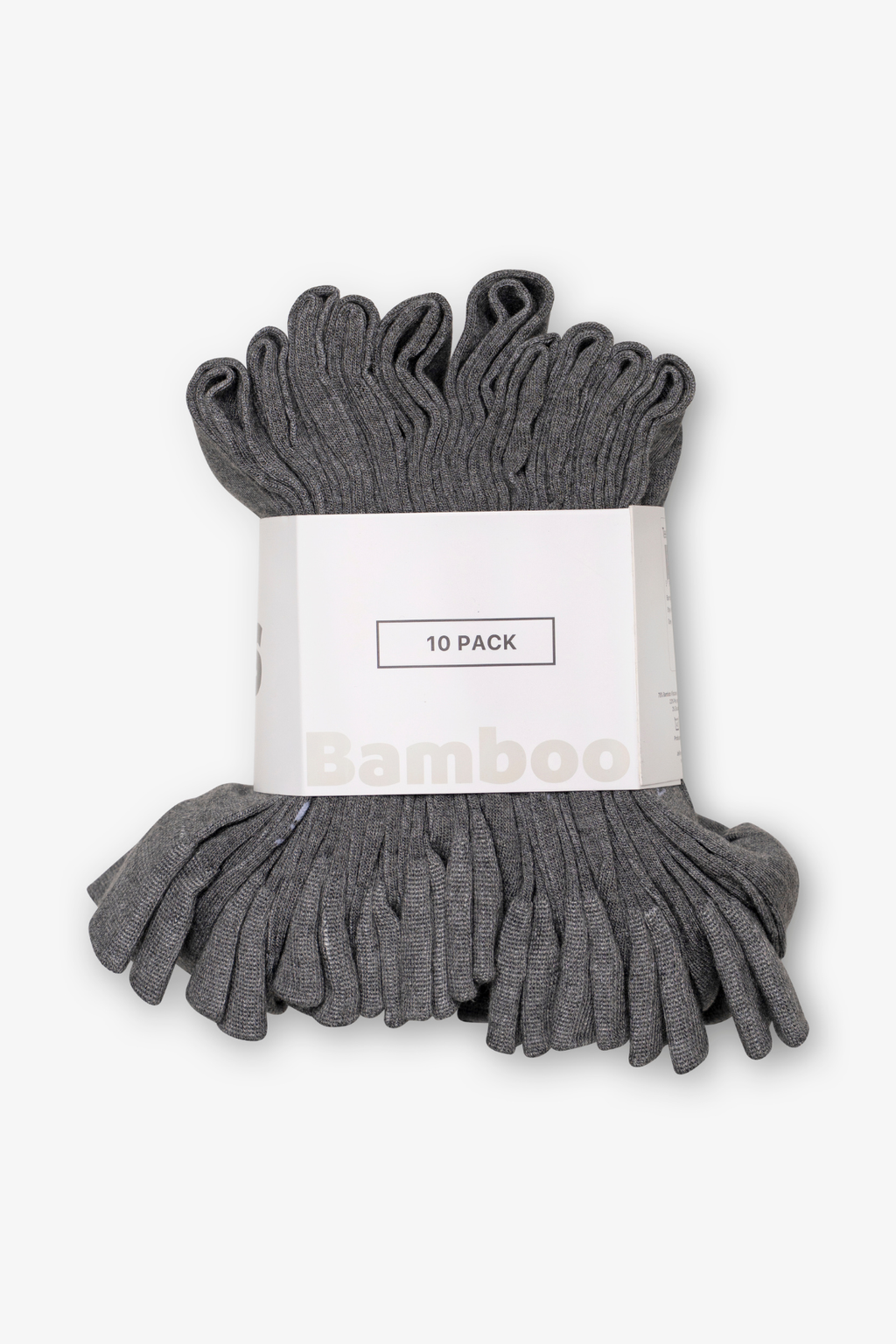 Originalne performanse bambusove čarape 10 -pack - siva