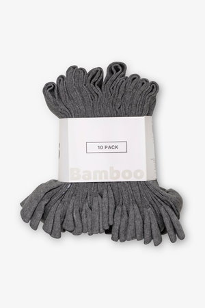 Originalne performanse bambusove čarape 10 -pack - siva
