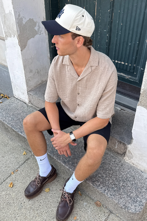 Léine muinchille gearr - gaineamh