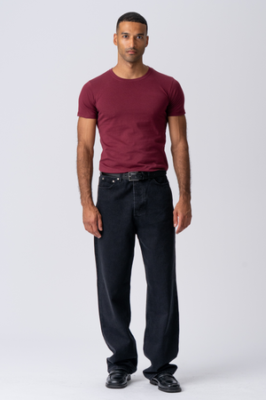 Muscle T-shirt - Burgundy Red