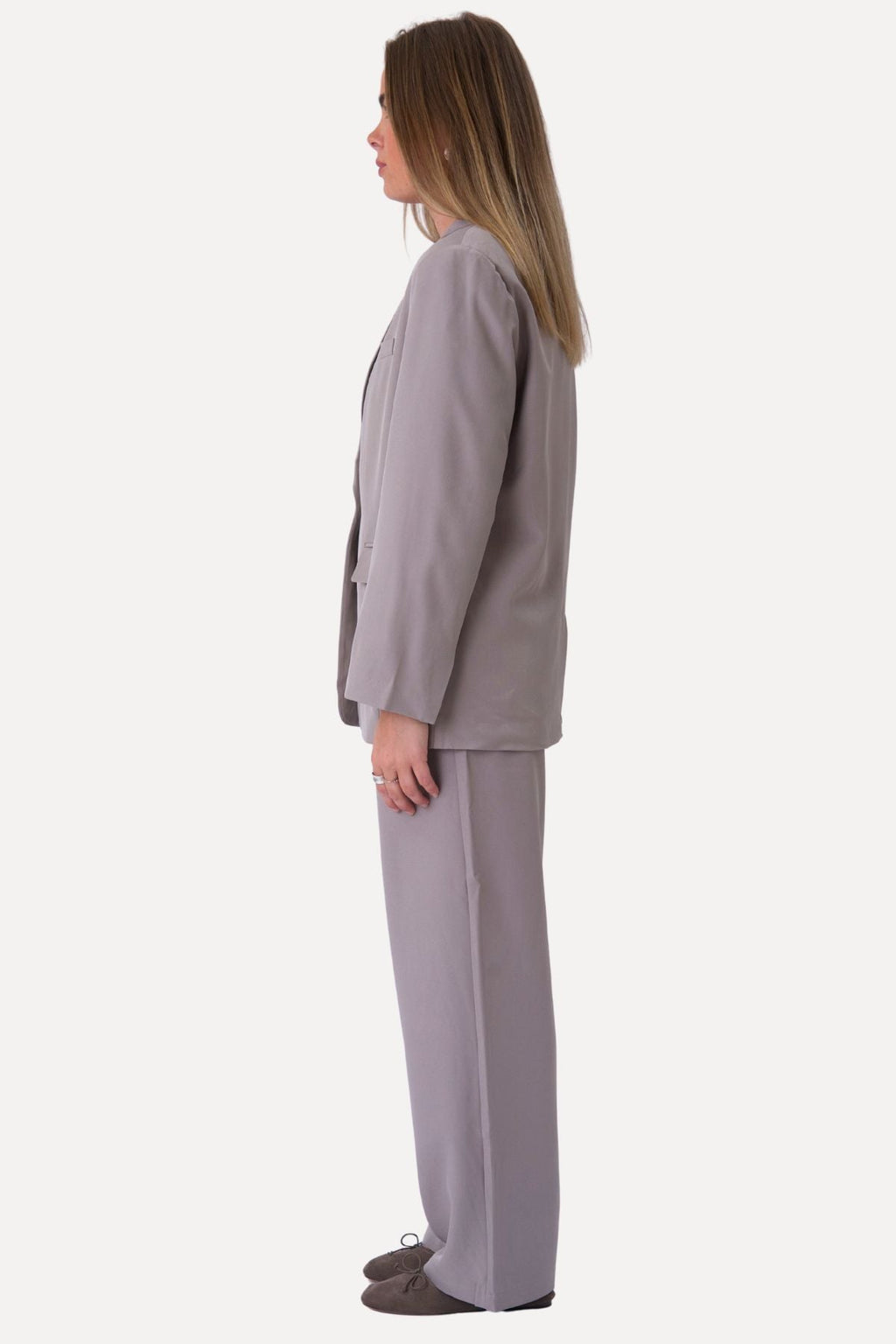 Oversized Blazer - Grey