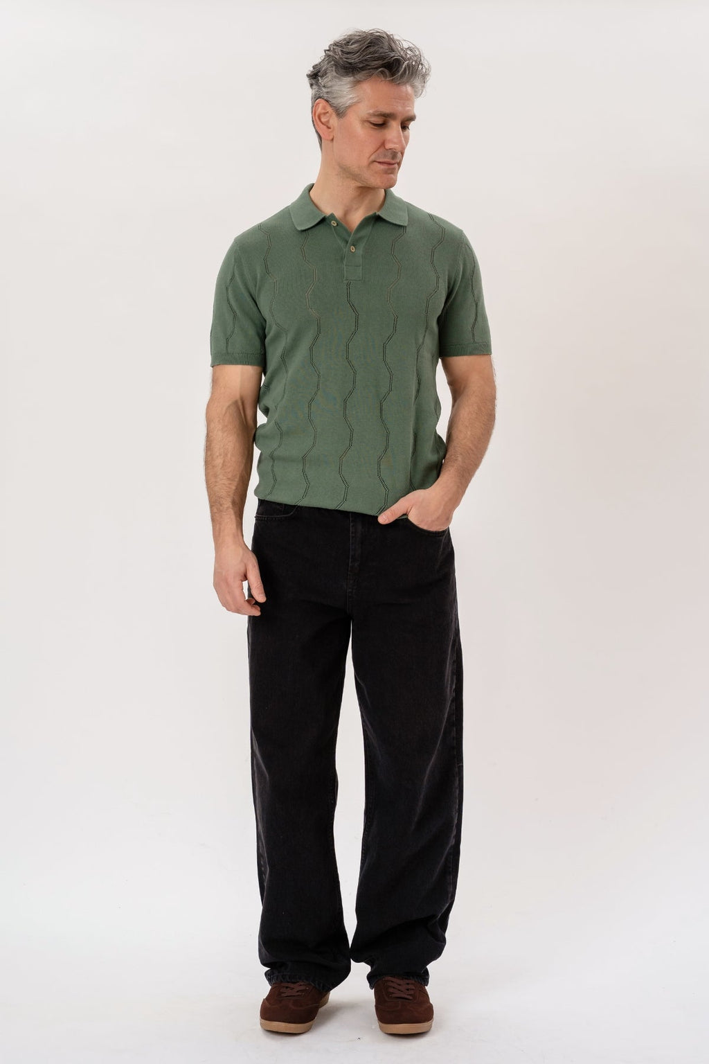 Duran Knit Polo - Zelená