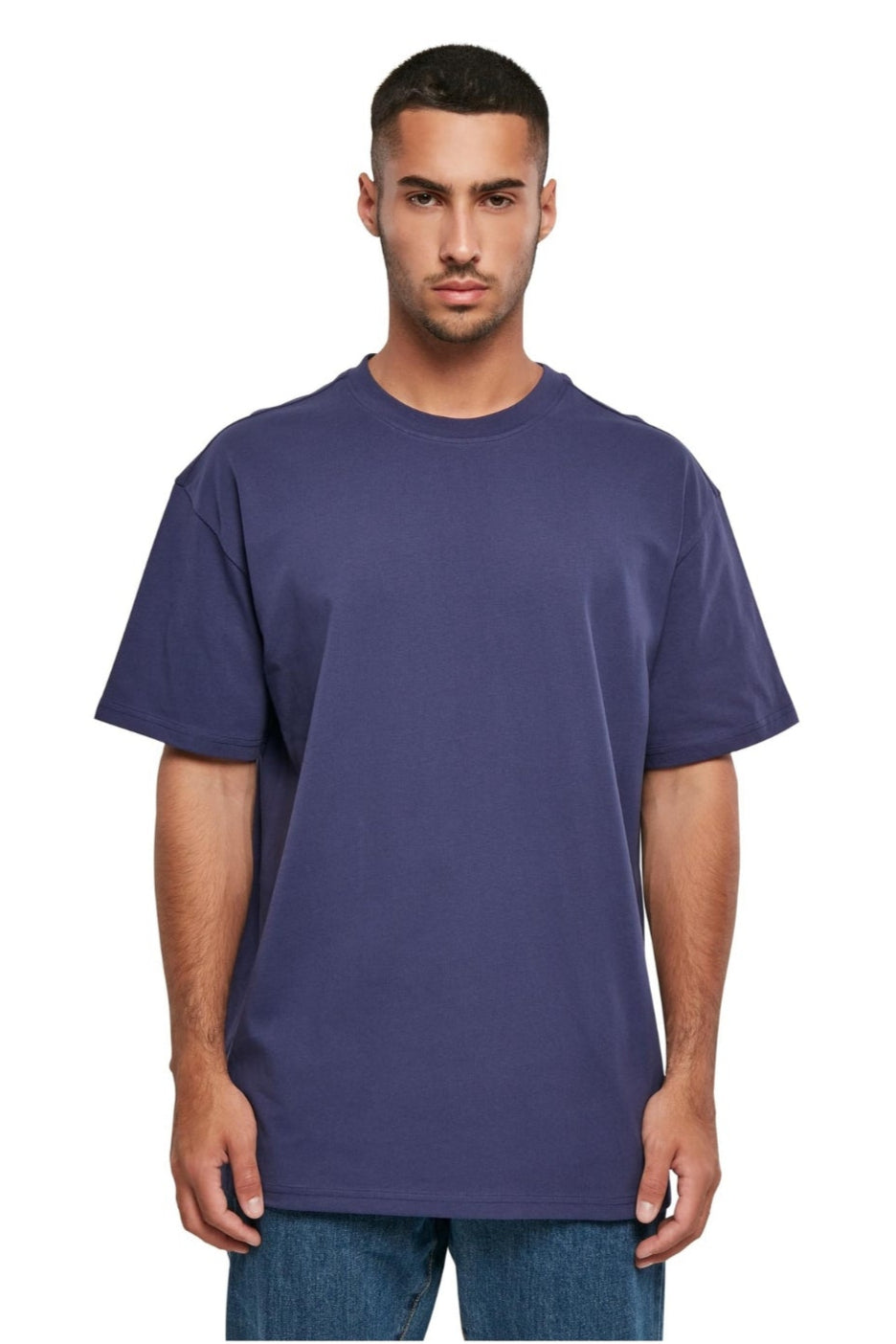 Heavy Oversized T-shirt - Light Navy
