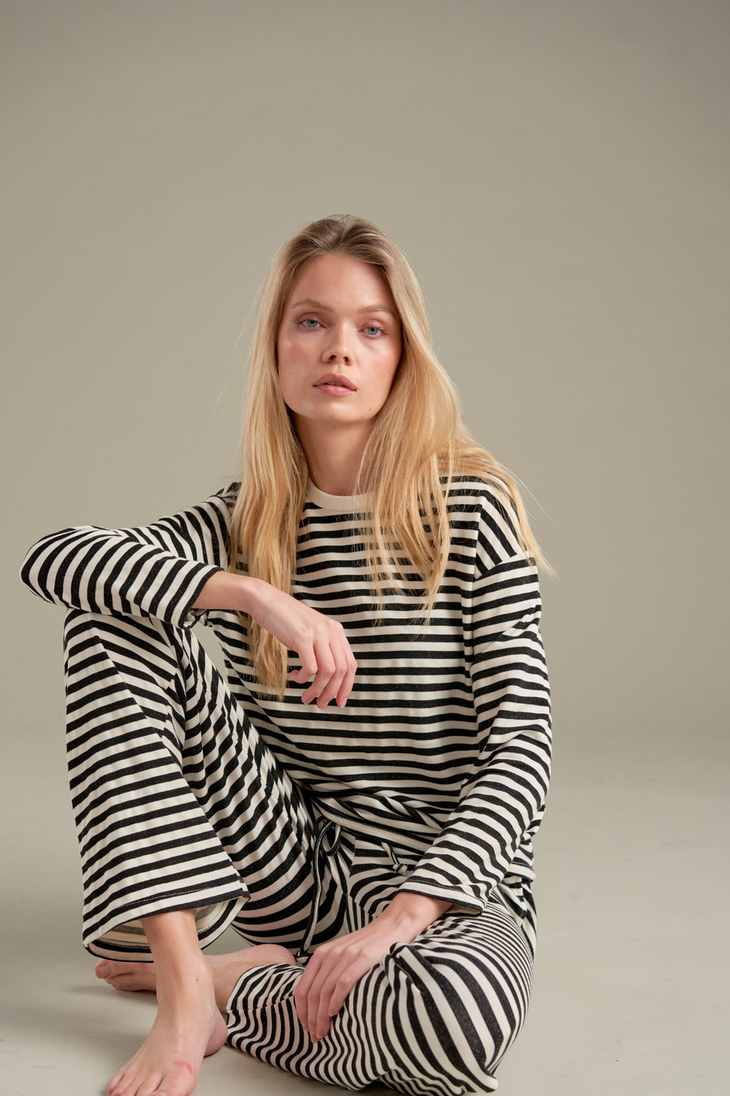 Stripped Shirt - Black