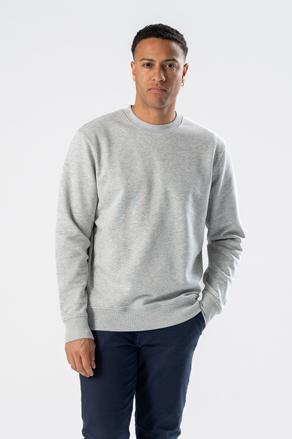 Mikina Crewneck - Ash Grey