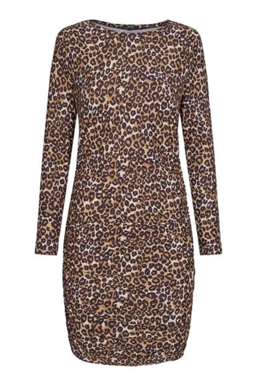 Alma Long-sleeved Dress - Leopard