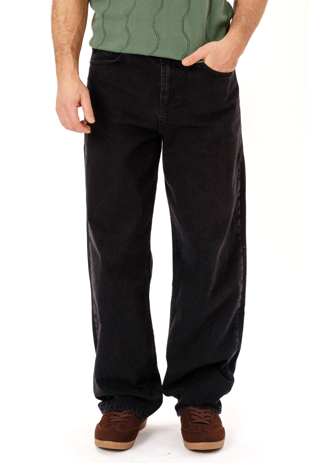 William Regular Jeans - Solid Black