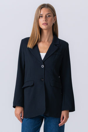 Claire Oversized Blazer - mornarica