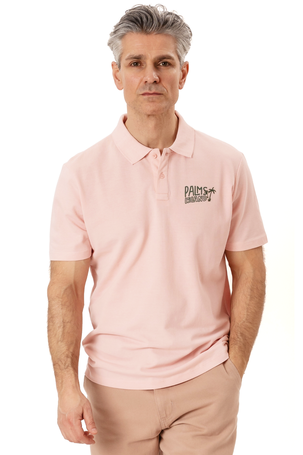 Palms Polo - Peach