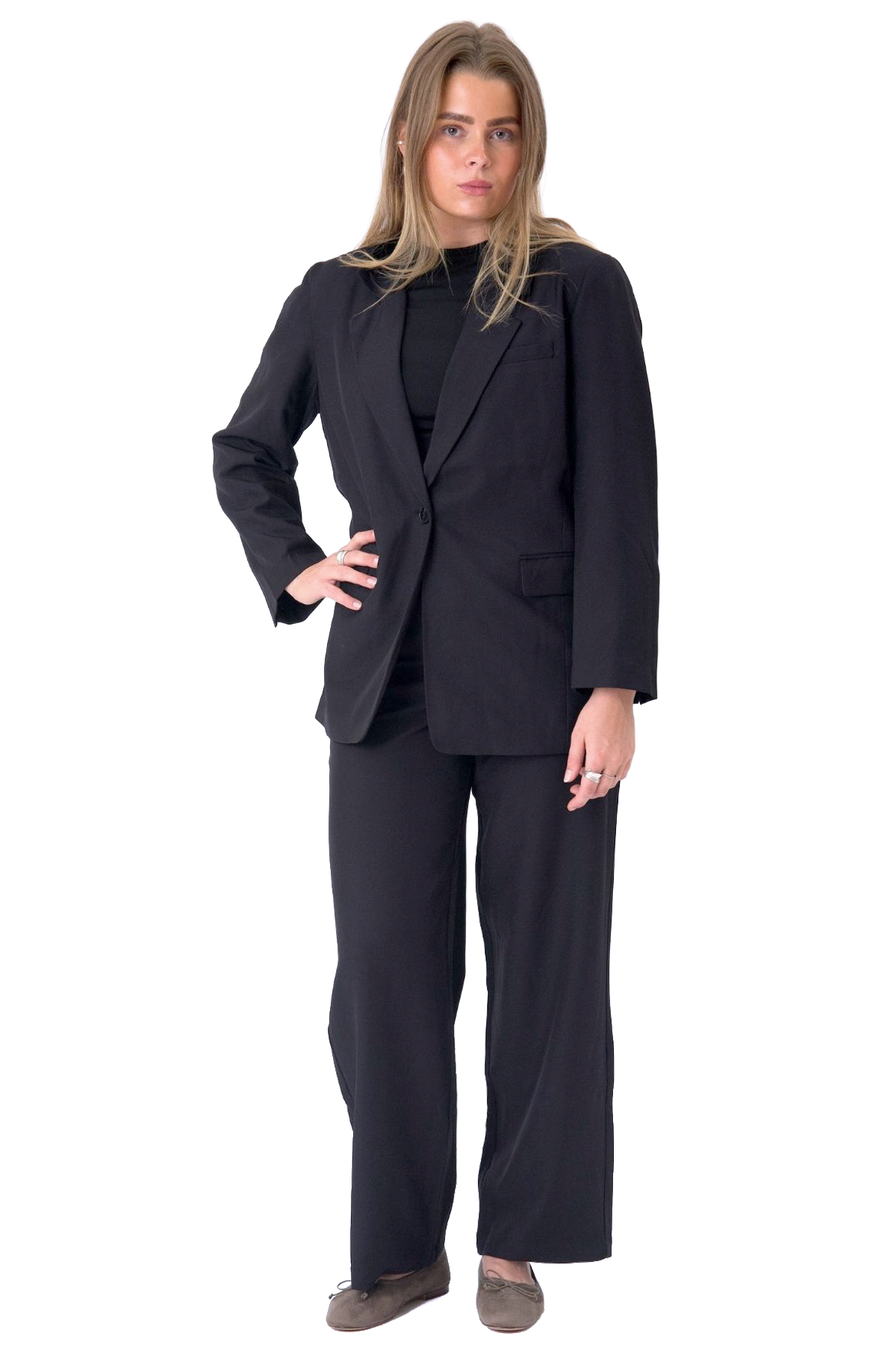 Upgrade Your Wardrobe: Oversized Suit (Black)