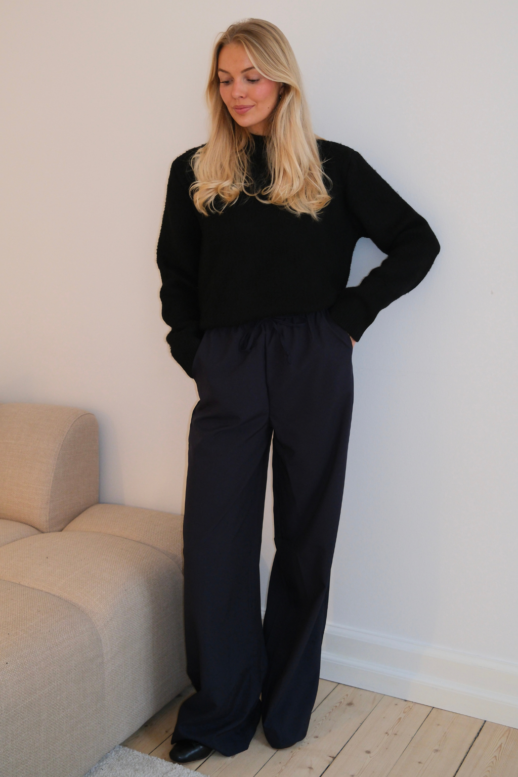 Anastasia Široká Pants - Námorníctvo