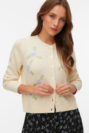 Camille O-Neck Cardigan - Breza
