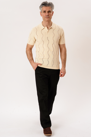 Duran Knit Polo - Piesková