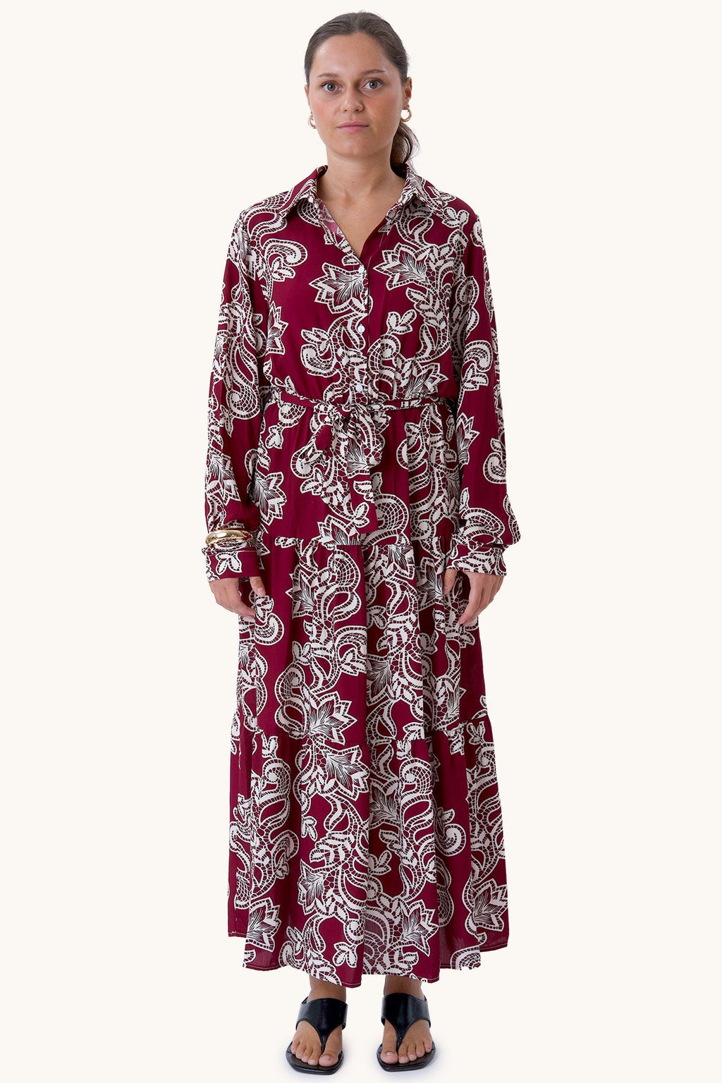 Lola Dress - Burgundy