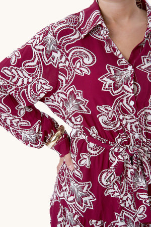 Lola Dress - Burgundy