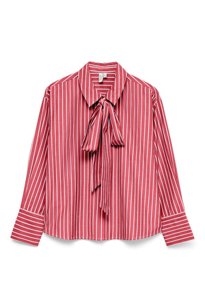 Islunn Bow Shirt - Holly Berry Snow White