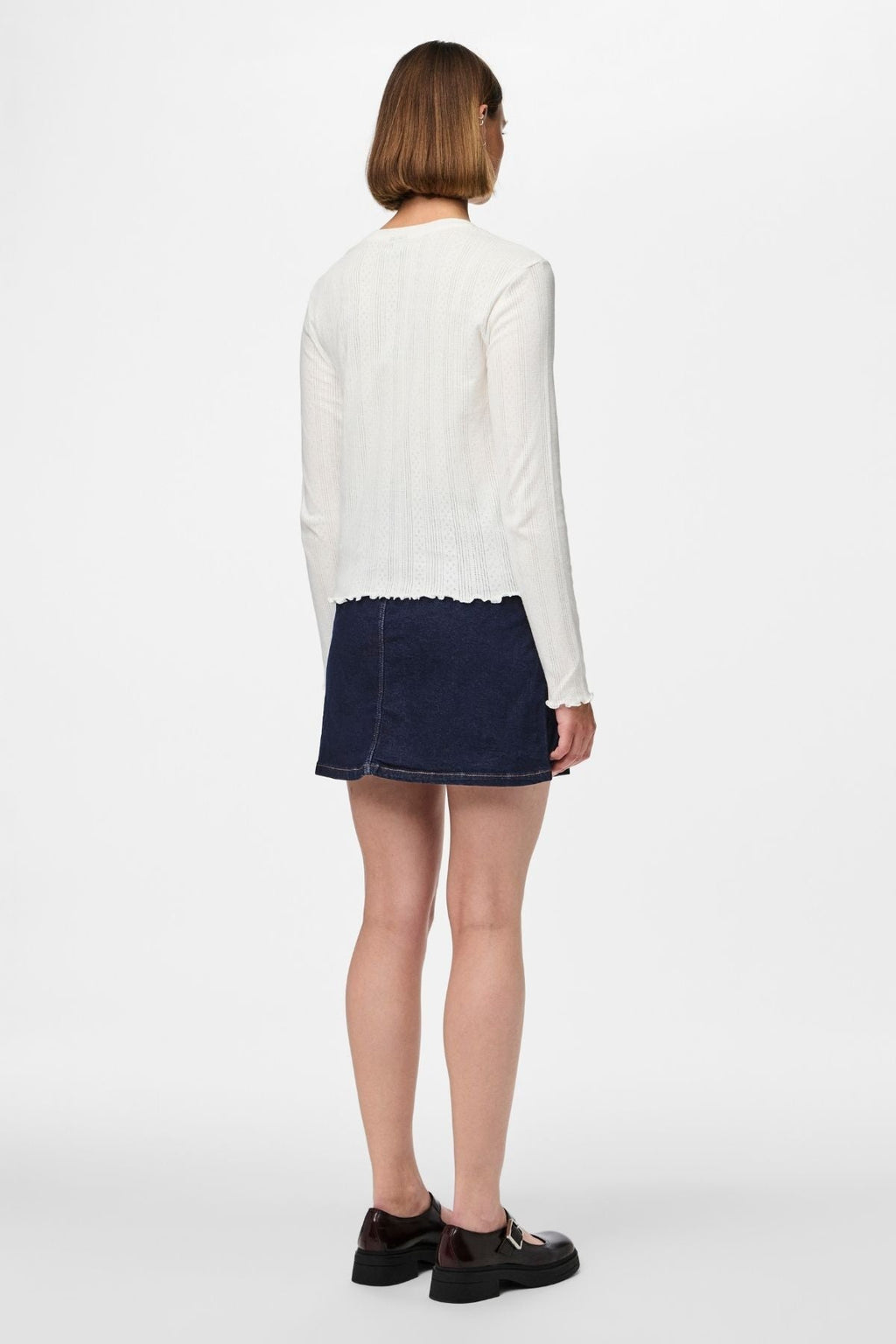 Marie O -Neck Poin Top - Rinceoir Cloud