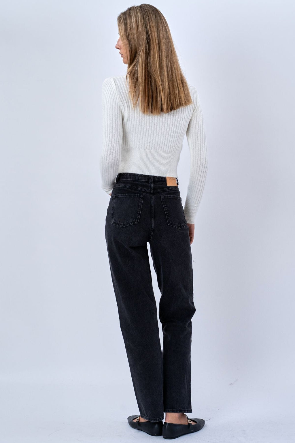 Pletená blúzka Nova Tie - biela