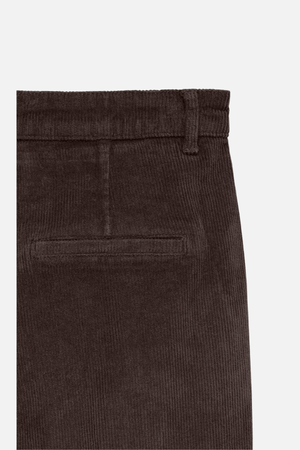 Margot Wide Corduroy Pants - Chocolate Torte