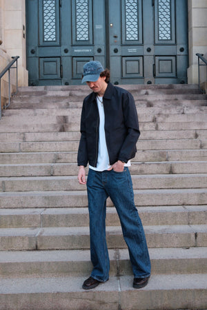 Kratka jakna s patentnim zatvaračem - tamnoplava