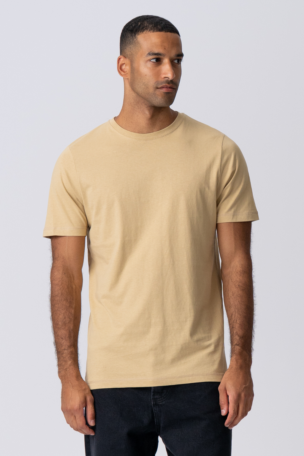 Basic T -léine - beige