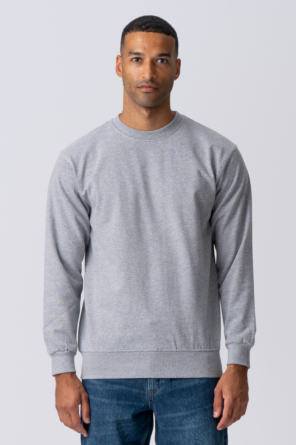 Crewneck Riachtanach - Melange Liath
