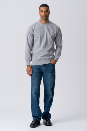 Crewneck Riachtanach - Melange Liath