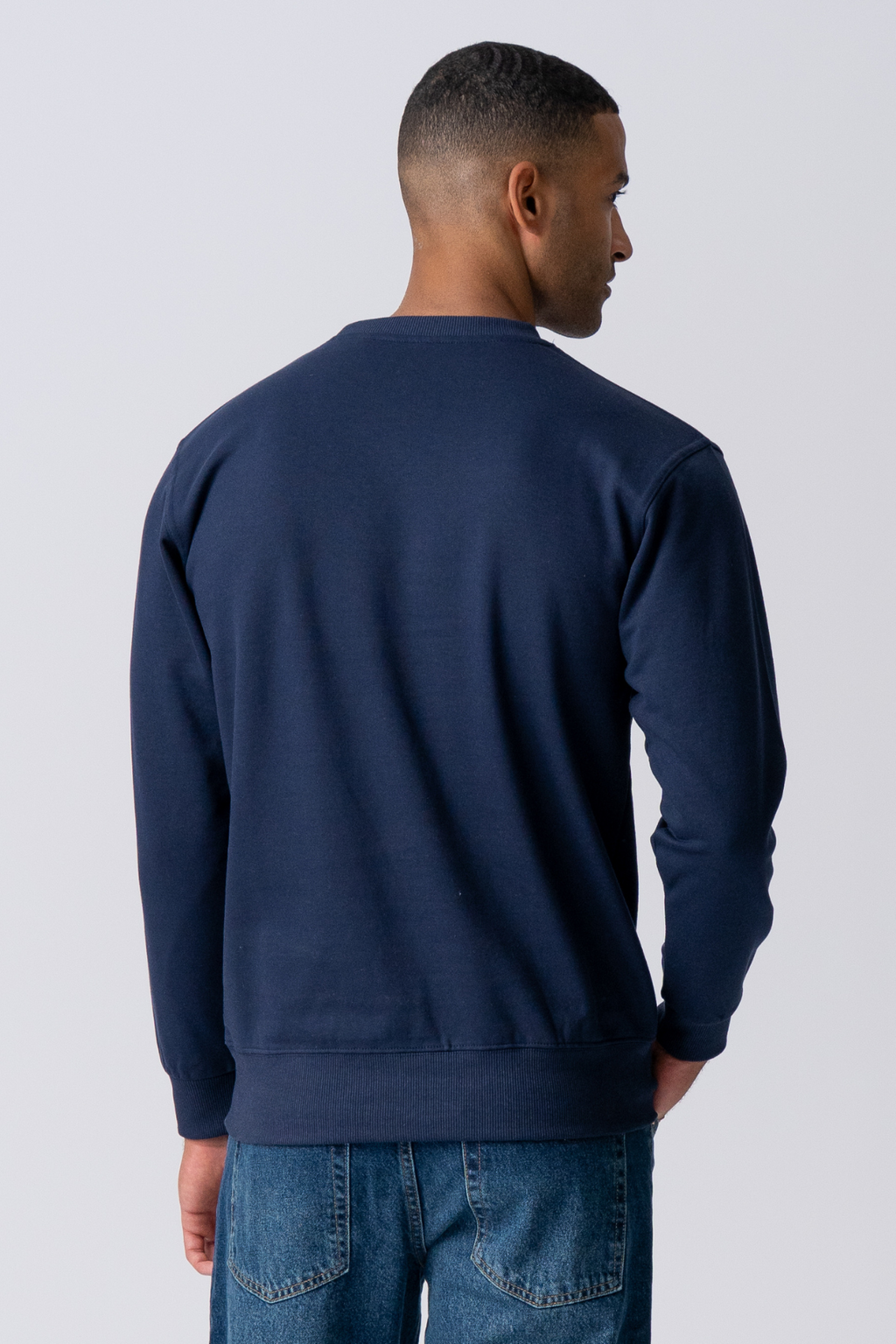 Essential Crewneck - Navy