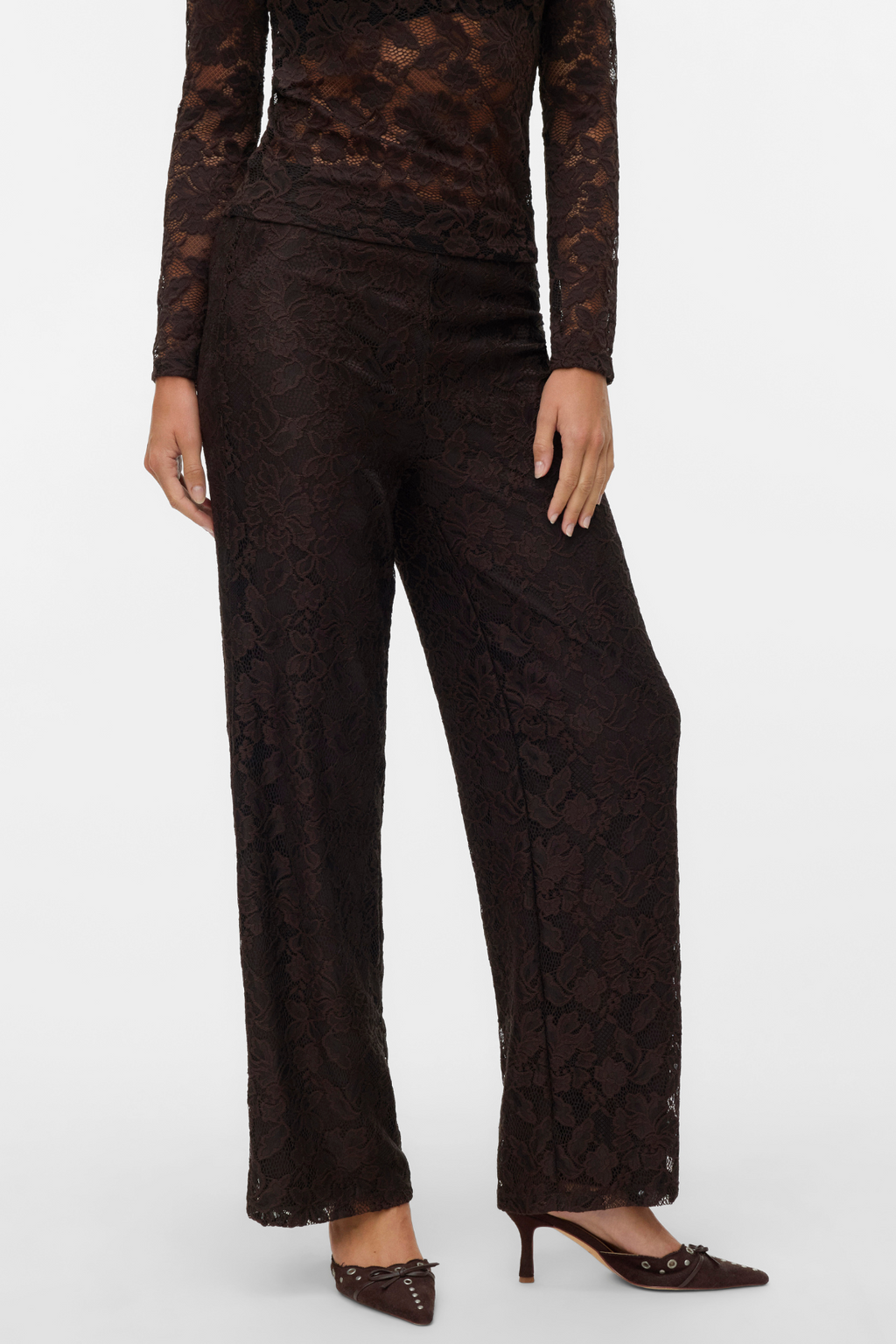 Neline Wide Pant - Chocolate Torte