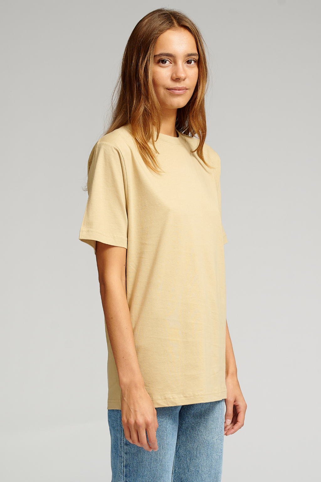 Oversized T-shirt - Beige