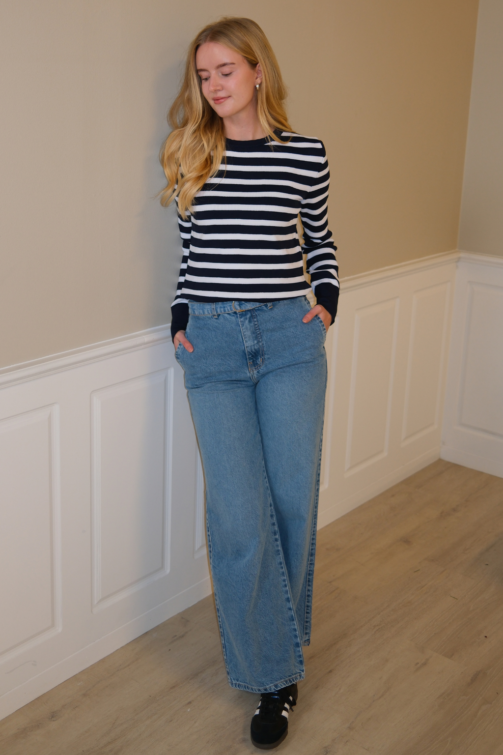 Amalia jeans - gorm éadrom