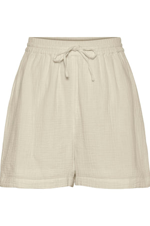 Astina High-Waisted Shorts - Silver Lining