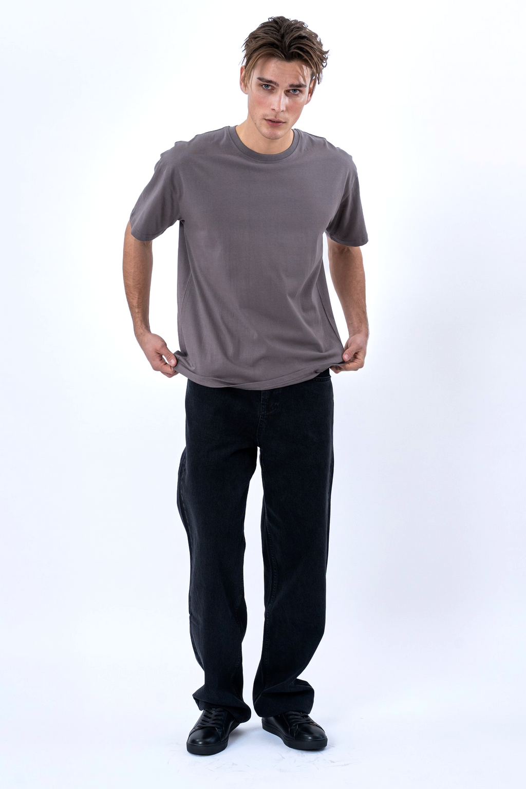 Heavy Boxfit Tee - Dark Grey